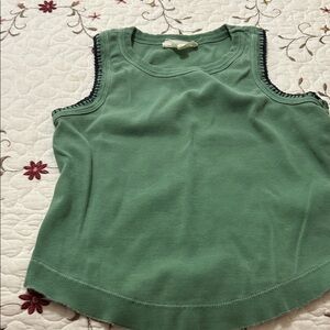 Elegant Green Women's Tank Top